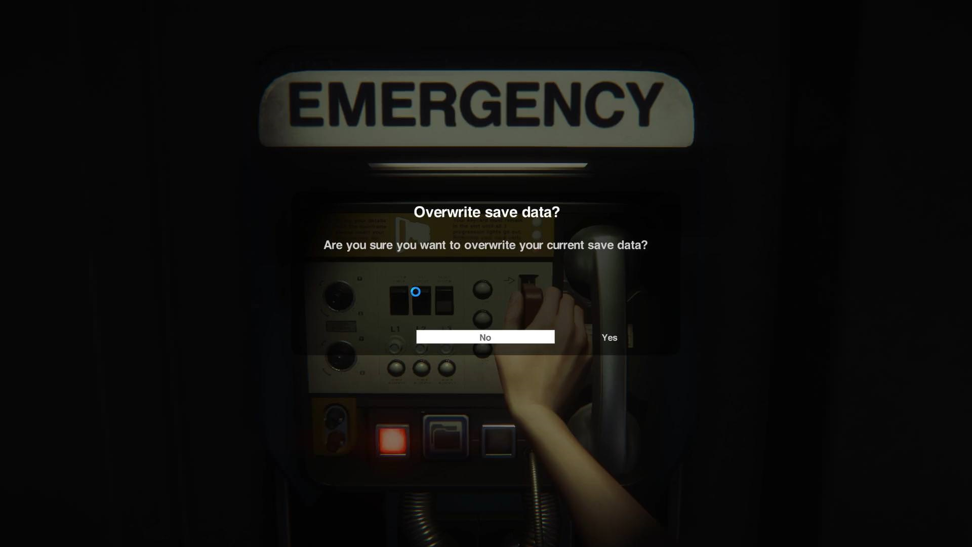 Alien: Isolation Save Confirmation Dialog Skipper