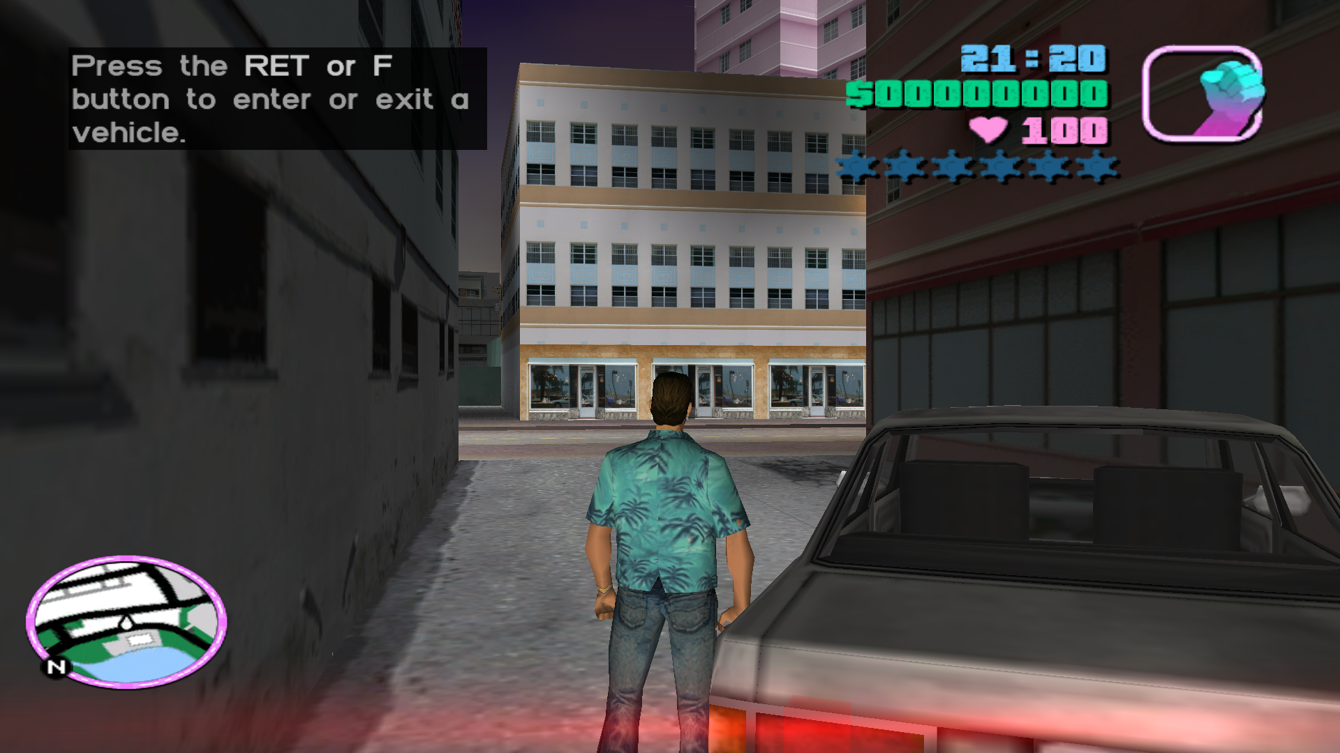 Grand Theft Auto Vice City Widescreen Fix